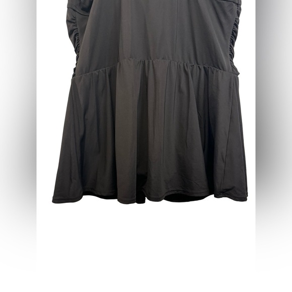 Anne Cole Plus Size Black One Piece Skirt Swim Suit Size 18W - Picture 14 of 15